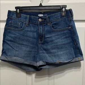 Old Navy Blue Rolled-Hem Denim Shorts